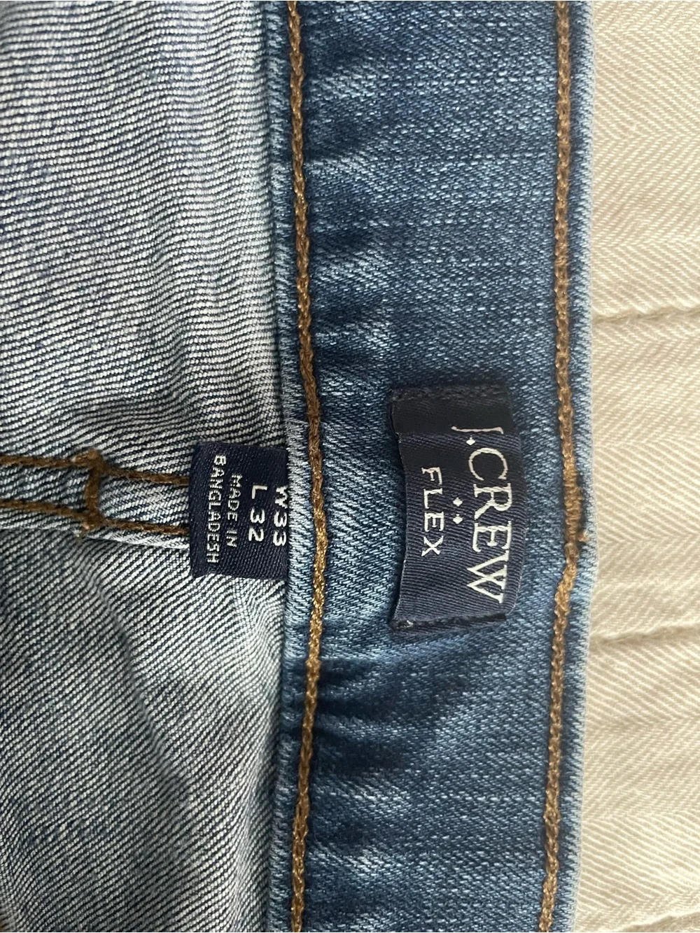 J. Crew Slim Straight Indigo Denim Jeans